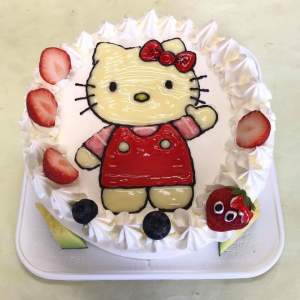 キティちゃんバースデーケーキ